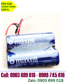 Maxell 2CR17450; Pin nuôi nguồn Maxell 2CR17450 lithium 3.0v 4/5A chính hãng _Xuất xứ Nhật